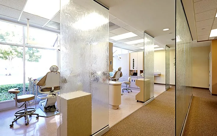 A treatment room at Singh Dental Center in Tracy, California